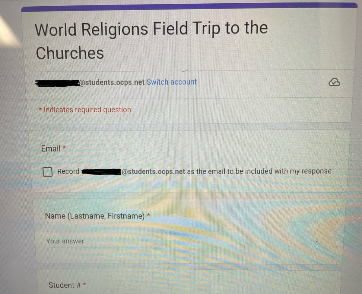 Upcoming IB World Religions Field Trip